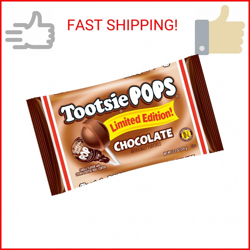 Tootsie Pops Tootsie Roll Pops Chocolate Flavor Limited Edition Single Flavor Lo