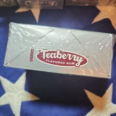 Teaberry Flavored Gum, 20 Packs of 5 Pieces Each (100) Pieces Of Gum 91060