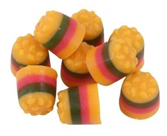 8 oz bag w/80 Mini Patties SpongeBob SquarePants Krabby Gummy Burger Candy Minis