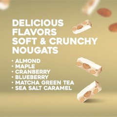 Assorted Almond Nougat Candy Gluten Free Soft Crunchy Halal Made in Canada 35…