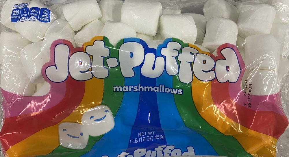 Jet Puffed KRAFT Jet-Puffed JUMBO Marshmallows 16 oz Bag – 1 Lb – FREE SHIP NEW
