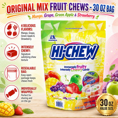 Hi-Chew Fruit Chews, Original Mix, 30 oz