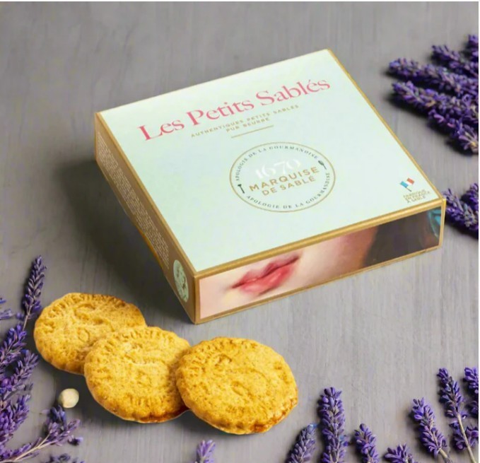 La Sablesienne, Petite Boîte -Small Box of Pure French Butter Shortbread Cookies