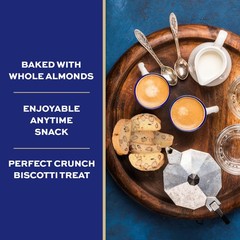 Tutti Gourmet Gluten Free Almond Biscotti, 9.9 oz Plant Based Vegan Biscotti