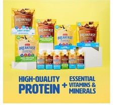 Carnation Breakfast Essentials Ready to Drink with Fiber, Rich Milk Chocolate, 8