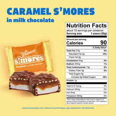 WHITMAN’S S’Mores Caramel Milk Chocolate Candy, Bag 7.3. oz 10 pieces