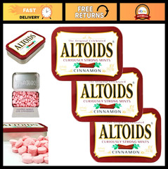 Cinnamon Mints Bulk Pack – 1.76 oz x 3 – Refreshing Breath Fresheners