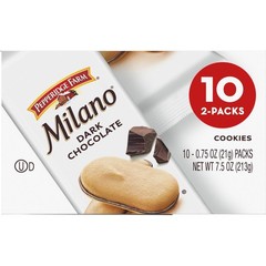 Luxury Milano Dark Chocolate Cookies – Pack of 10 Single-Serve Indulgences