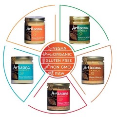 Artisana Organics Hazelnut Cacao Spread, 8 oz | No Palm Oil, Sweetened with C…