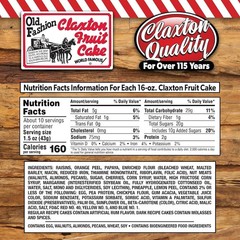 Classic Old World Fruitcake – 2 Individually Wrapped Cakes for Any Occasion