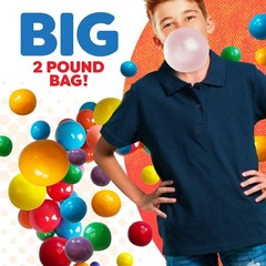 Refill Gumballs 2 Pound Bag – .59 inch Small Gumballs for 1/2″ Gumball Machin…
