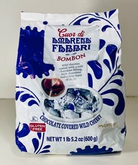 Cuor di Amarena Fabbri Bombon Chocolate Covered Wild Cherries GF, 1lb 5.2oz 2027