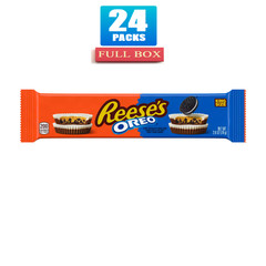 Full Box 24x Packs REESE’S OREO Milk Chocolate King Size Butter Cups – 2.8oz