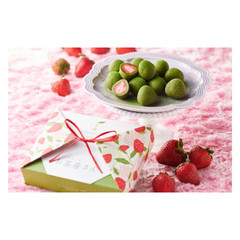 Ito Kyuemon Ochame-san Uji Matcha Strawberry Chocolate Truffles 70g from Japan