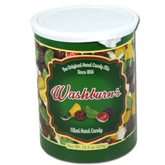 Washburn Assorted Filled Hard Candy 15.5 oz. 10.21 x 10.01 x 13.49 cm, Multi