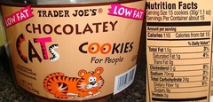 2 Packs Trader Joe’s Chocolatey Cats Cookies Law Fat 16 oz Each Pack