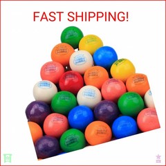 Chewing Bubble Gum for Kids – 1 Inch Large Gumballs – 3.5 OZ Gum balls – Assorte