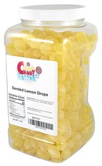 Lemon Drops Hard Candy Jar 6lbs | Gluten-Free, USA Product