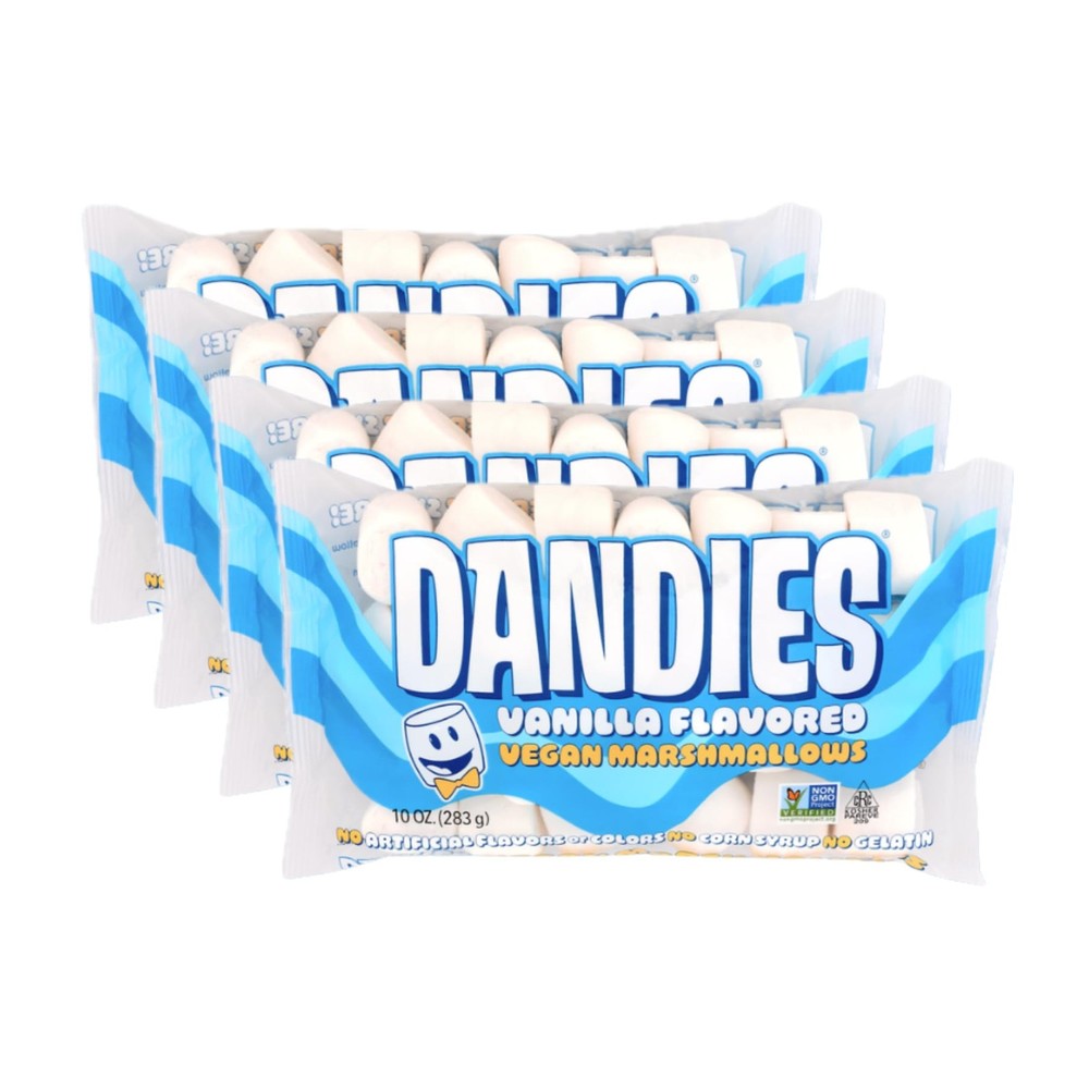 Vegan Marshmallows 4 Pack Kosher Non GMO Perfect for S’mores Baking Treats