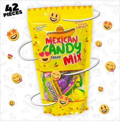 Mexican Candy Mix Assortment Snack (42 Count) Dulces Mexicanos Variety of Best S