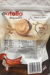 Nutella Biscuits Hazelnut Spread with Cocoa Sandwich Cookies 9.7 oz Bag