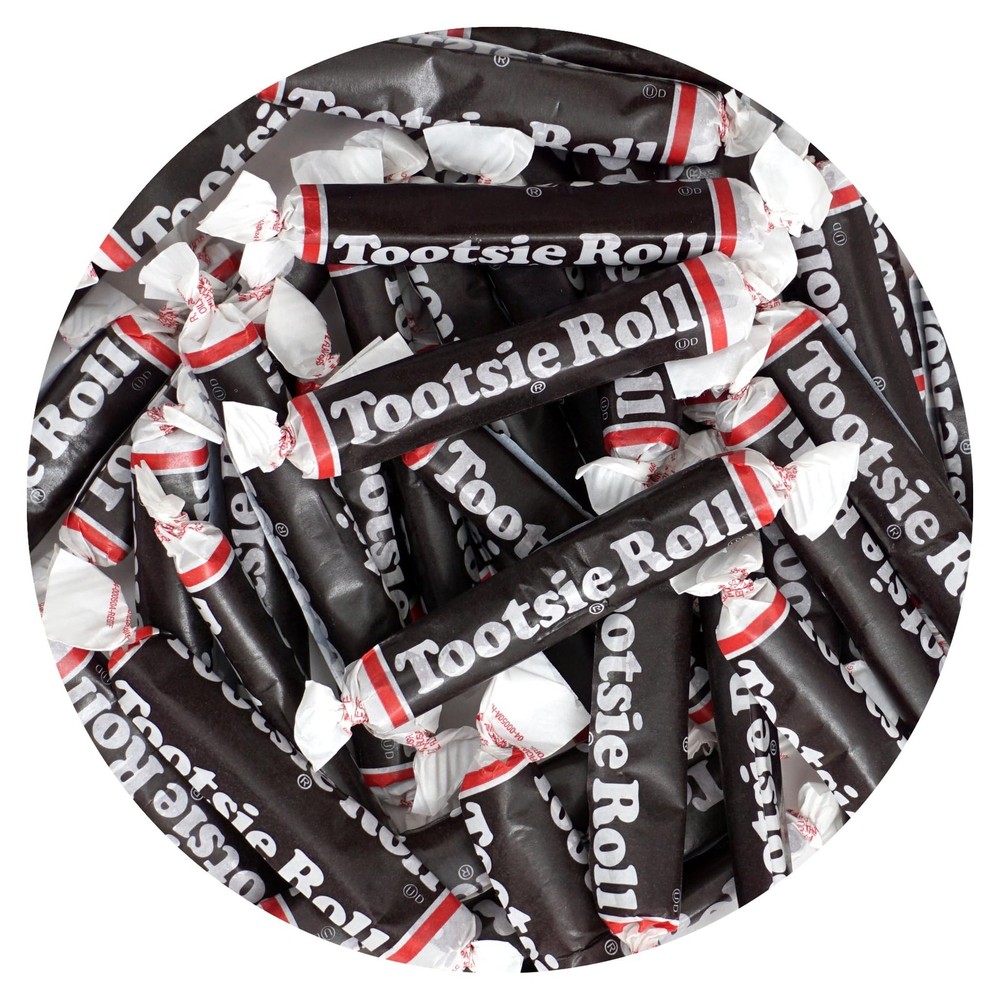 Large Tootsie Rolls, 2lb Bulk Bag (Approx. 85 Pieces), Individually Wrapped B…