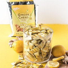 Prince Of Peace Ginger Chews With Lemon 1 Pound Natural Digestive Health Candy