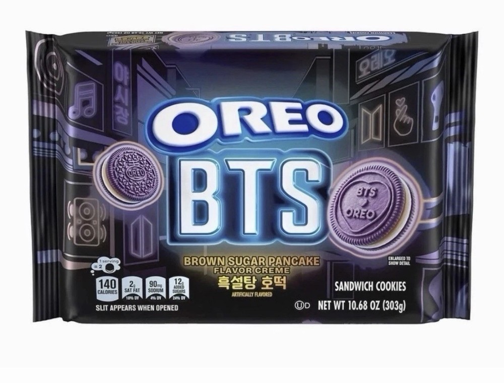 🔥OREO X BTS BROWN SUGAR PANCAKE PURPLE COOKIES LIMITED EDITION * FREE SHIP !*🔥