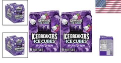 Fresh and Delicious ICE CUBES Arctic Grape Sugar-Free Gum, 480 Bubbles, 12 Pack