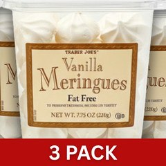 Trader Joe’s Vanilla Meringues 7.75oz Fat Free Sweet Crisp Cookies 3 PACK
