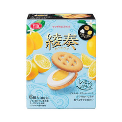 Japan Yamazaki Ayaka Lemon Rare Cheesecake Sandwich Biscuits 6 Pieces × 6 boxes