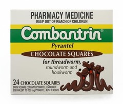 Combantrin Chocolate Squares – 24 Pack – Made in Australia