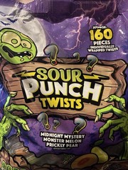 Sour Punch Twists Straws Assorted Flavors Stocking Stuffers Candy Over 2 LBS NEW