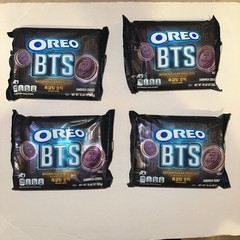 BTS OREO & BROWN SUGAR PANCAKE PURPLE COOKIES! LIMITED EDITION (4 NEW PACKS)