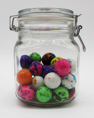 Jawbreakers Assorted Colors 1 Inch Rock Hard Candy Rainbow Candy 2 Pounds-Presse