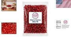 Value Bag of Cherry Licorice Bites – 16 oz Chewy Candy for Any Occasion