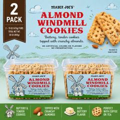 2-Pack Trader Joe’s Almond Windmill Cookies