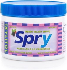 Spry Berry Blast Xylitol Mints, Sugar-Free Candy for Oral Health, Dry Mouth, …