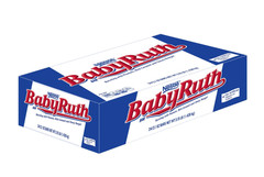 Baby Ruth Candy Bars 1.9oz 24 Count Full Size Chocolate Bars