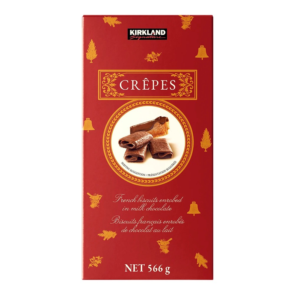 KIRKLAND SIGNATURE Crepes Biscuits With Chocolate, 20 oz 2 pack