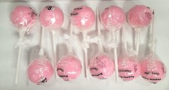 Lot Of 10 BUBBLE GUM FLAVOR ORIGINAL GOURMET LOLLIPOPS Suckers
