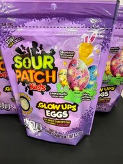 5 Bags 8.37oz Bag SOUR PATCH KIDS Glow Ups Candy Soft Chewy Blue Raspberry+