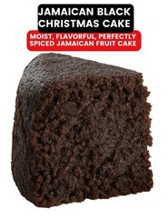 10.5 Inch Jamaican Black Rum Fruit Christmas Cake – Spiced Caribbean Fruitcake
