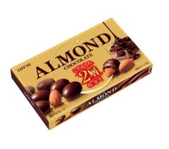 Lotte Almond Chocolate 86g X5 Boxes Japan