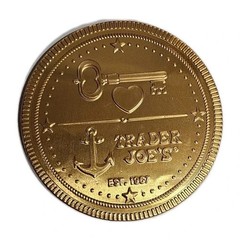Trader Joe’s 3.17 oz. THE MILK CHOCOLATE COIN Jumbo Money Seasonal * BB 4/2027 *