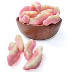 Gummy Teeth Candy – Soft Chewy Fruit Gummies, Novelty Candy for Party & Holidays