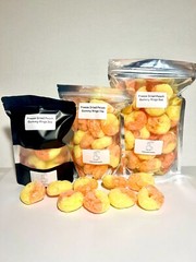 Freeze Dried Gummies Peach Ring Puffs *Pick Size* Made Fresh To Order