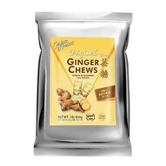 Prince of Peace Ginger Chews Original, 1 lb. Candied Ginger, Natural Ginger Chew