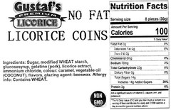 SweetGourmet Premium Dutch Licorice, Salted 1 Pound (Pack of 1), black