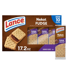 Sandwich Crackers, Nekot Fudge 10 Packs